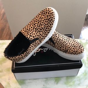 Leopard platform sneakers